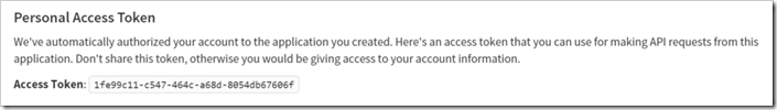 image Traffic Inspector Personal Access Token